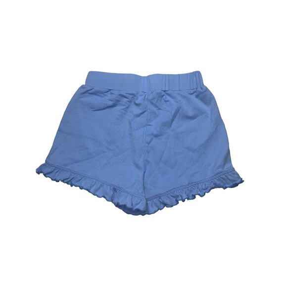 HALARA Light Blue Ruffle Hem Shorts XS - Comfortable Nylon & Elastane Blend - Picture 2 of 6